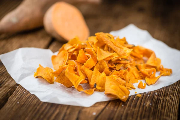 Sweet Potato Chips — стокове фото