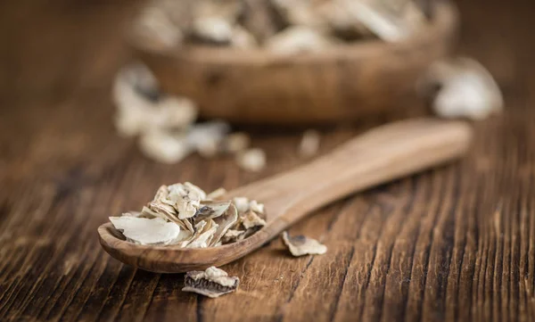 Porción de champiñones blancos secos — Foto de Stock