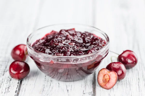 Fresh made Cherry Jam — Stock Photo, Image