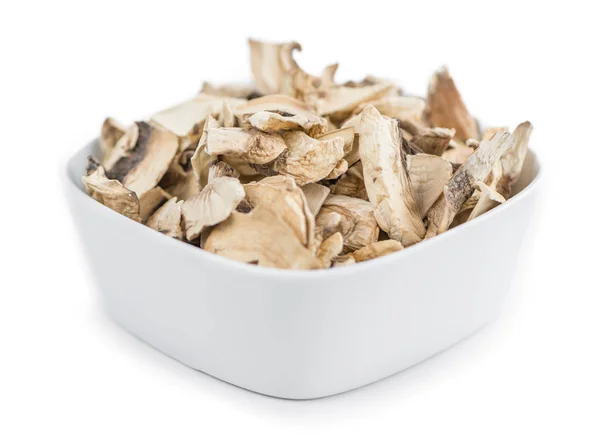 Portion of Dried white Mushrooms — Stock Photo, Image