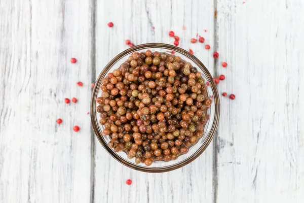 Peppercorns rosa acabado de fazer — Fotografia de Stock