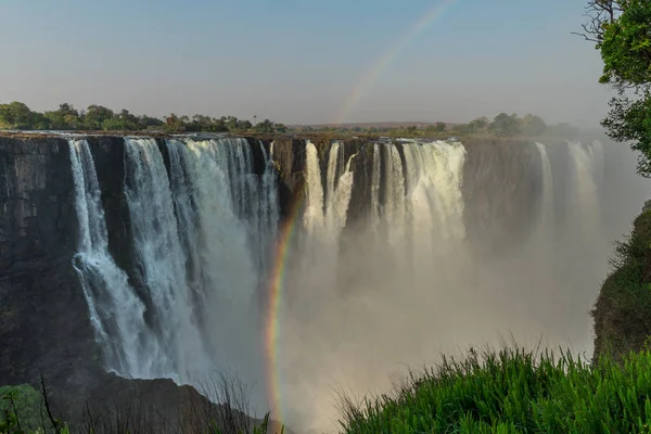 Great Victoria Falls w pobliżu Livingstone — Zdjęcie stockowe