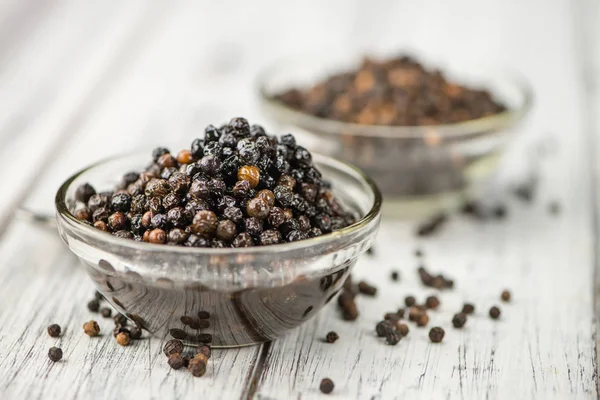 Preserved black Peppercorns — Stock Photo, Image