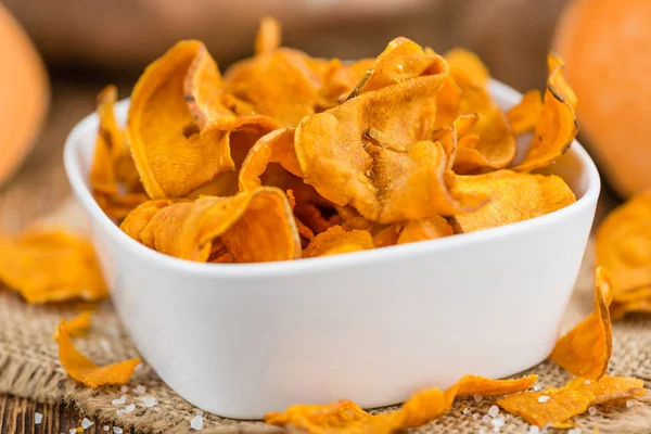 Süßkartoffelchips — Stockfoto