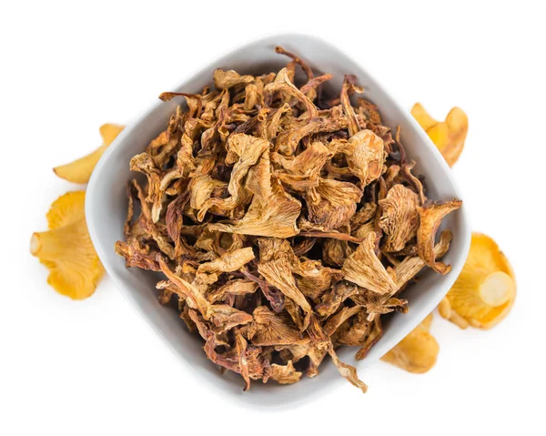 Portion of Dried Chanterelles — Stock Photo, Image