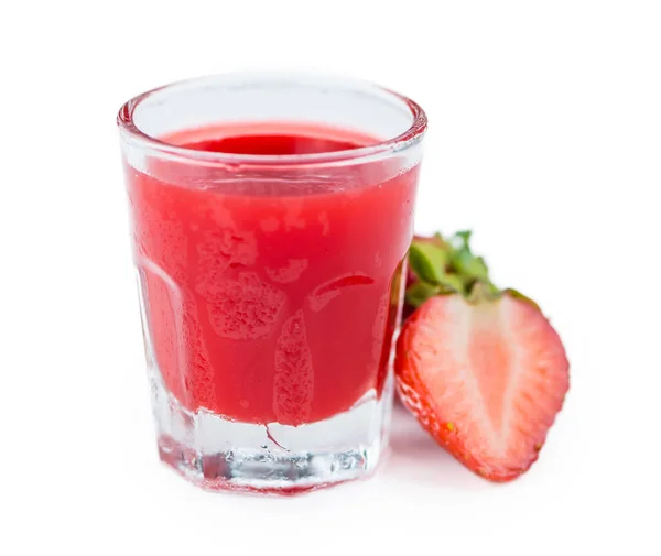 Strawberry liqueur isolated — Stock Photo, Image