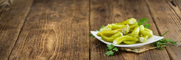 Chiles verdes recién hechos —  Fotos de Stock