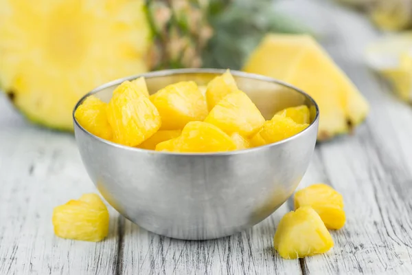 Ananas affettato fresco — Foto Stock