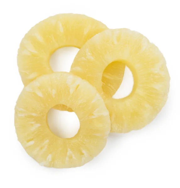 Portion des anneaux d'ananas conservés — Photo