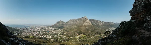 Cape Town et montagne de la Table (vue panoramique ) — Photo
