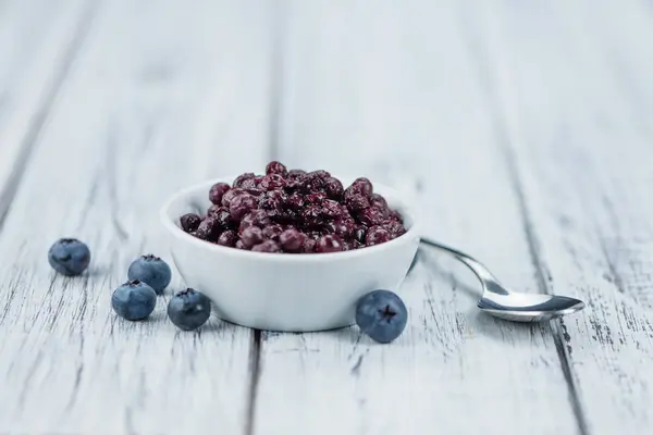 Portion of Preserved Blueberries — Stock Photo, Image