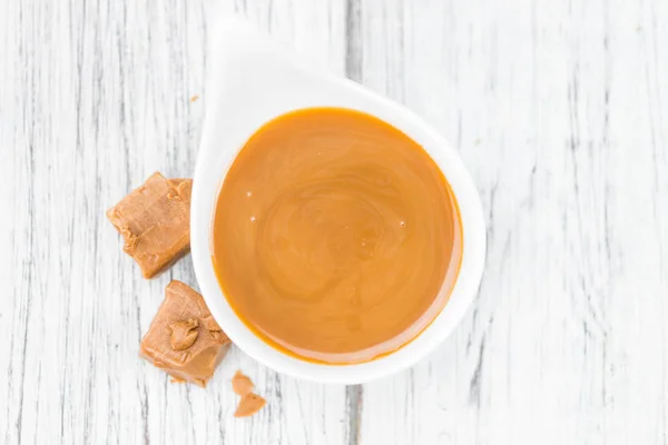 Caramel Sauce (selective focus) — Stock Photo, Image