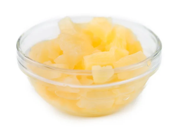 Konservierte Ananasstücke — Stockfoto