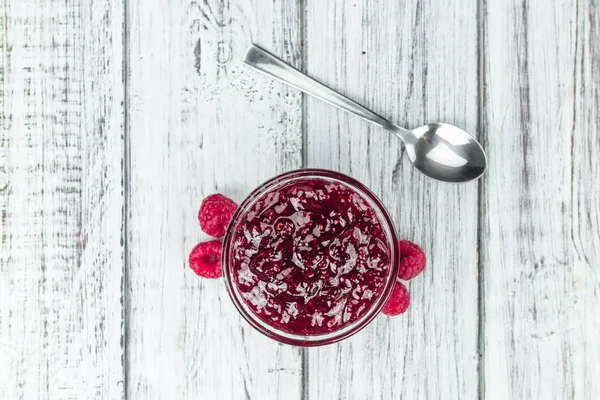 Homemade Raspberry Jam — Stock Photo, Image