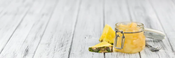 Portion of Chopped Pineapple — Stock Photo, Image