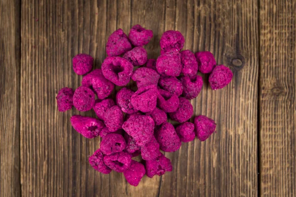 Homemade dried Raspberries — Stock Photo, Image