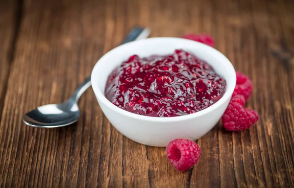 Homemade Raspberry Jam — Stock Photo, Image