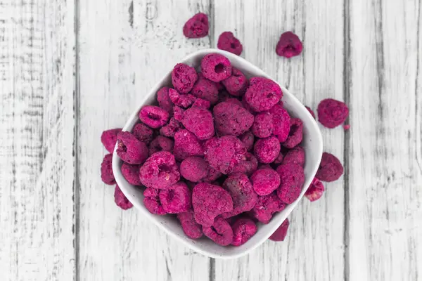 Tasty dried Raspberries — Stock Photo, Image