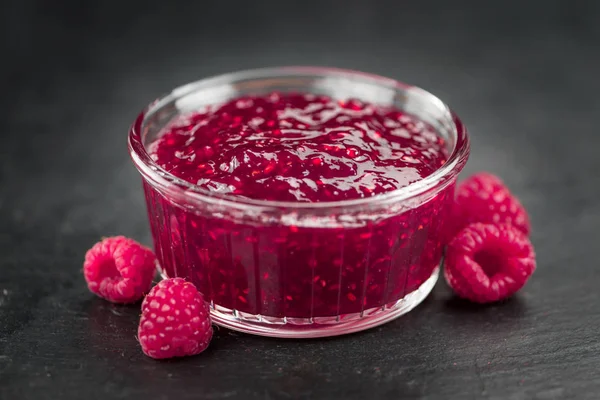 Homemade Raspberry Jam — Stock Photo, Image