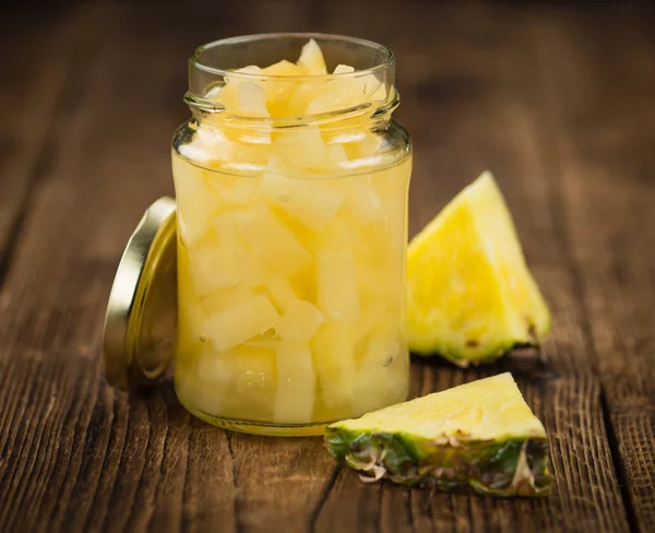 Preserved Pineapple pieces — Stock Photo, Image