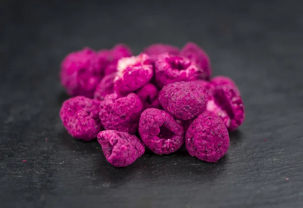 Portion of Dried Raspberries — Stock Photo, Image