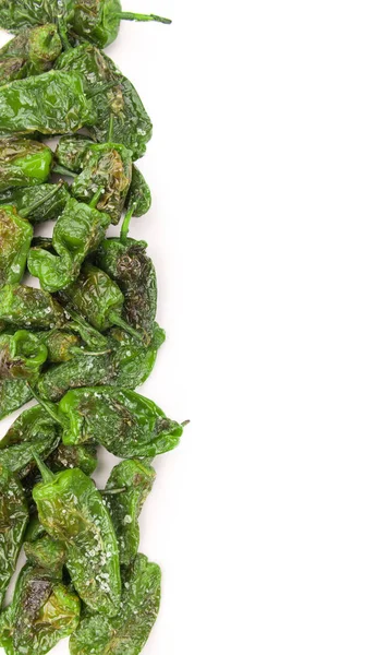 Pimientos de Padron isolated — 图库照片