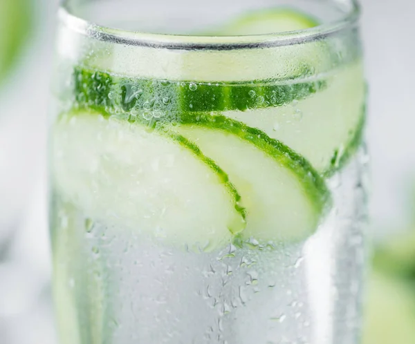 Homemade Cucumber Water — Stock Photo, Image