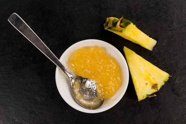 Porzione di marmellata di ananas — Foto Stock