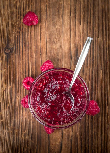 Fresh made Raspberry Jam — Stock Photo, Image