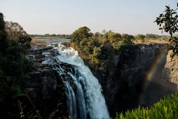Victoria Falls v Zimbabe — Stock fotografie