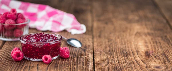 Mermelada de frambuesa dulce — Foto de Stock