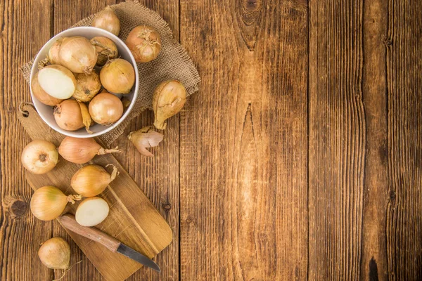 Pile of white onions — Stock Photo, Image