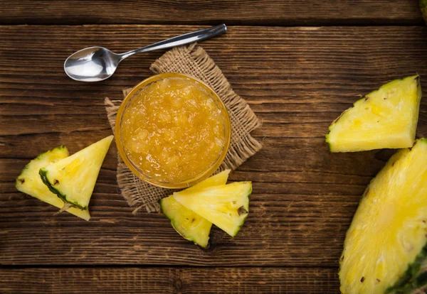 Homemade pineapple jam — Stock Photo, Image
