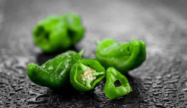 Porción de Pimientos crudos — Foto de Stock