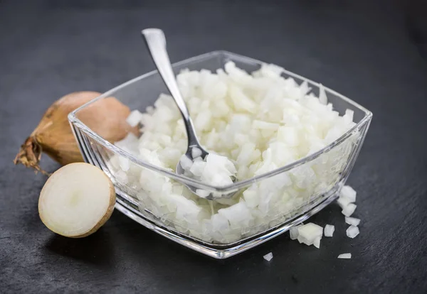Doğranmış beyaz soğan — Stok fotoğraf