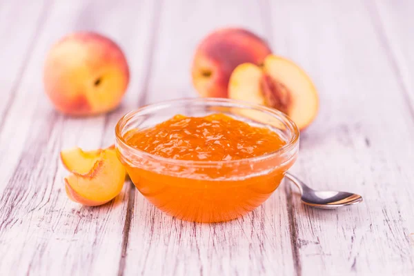 Fresh made Peach Jam — Stock Photo, Image