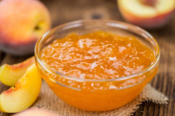 Fresh made Peach Jam — Stock Photo, Image