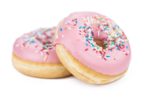 Two glazed donuts — Stock Photo, Image