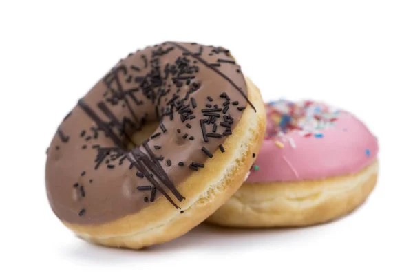 Süße glasierte Donuts — Stockfoto