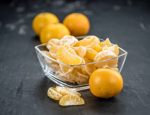 Pilha de tangerinas frescas — Fotografia de Stock