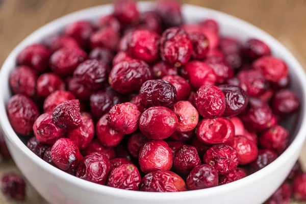 Pile of dried cranberries — Stock Photo, Image