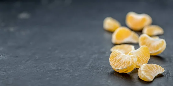 Hög med färska mandariner — Stockfoto