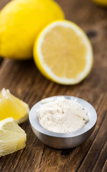 Pile of lemon powder — Stock Photo, Image