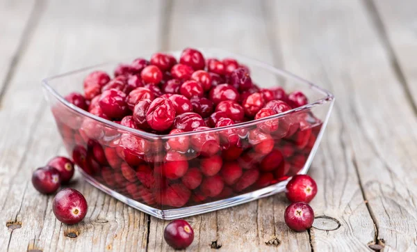 Cranberries enlatadas saudáveis — Fotografia de Stock