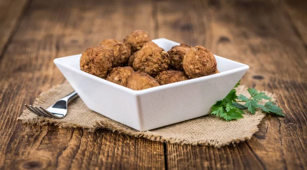 Boulettes de viande fraîches maison — Photo