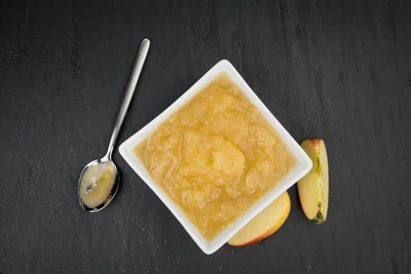 Portion of homemade Applesauce — Stock Photo, Image