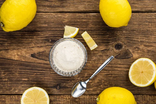 Some healthy Lemon powder — Stock Photo, Image