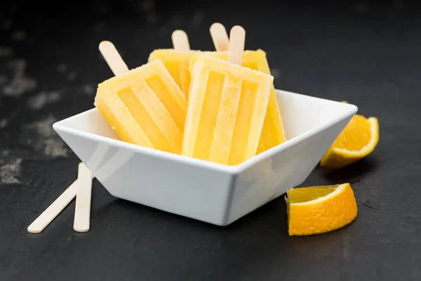 Orange Popsicles enfoque selectivo — Foto de Stock