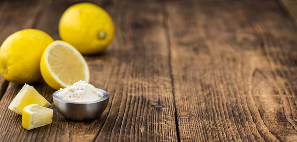 Portion of Lemon powder — Stock Photo, Image