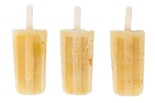 Homemade Apple Popsicles — Stock Photo, Image